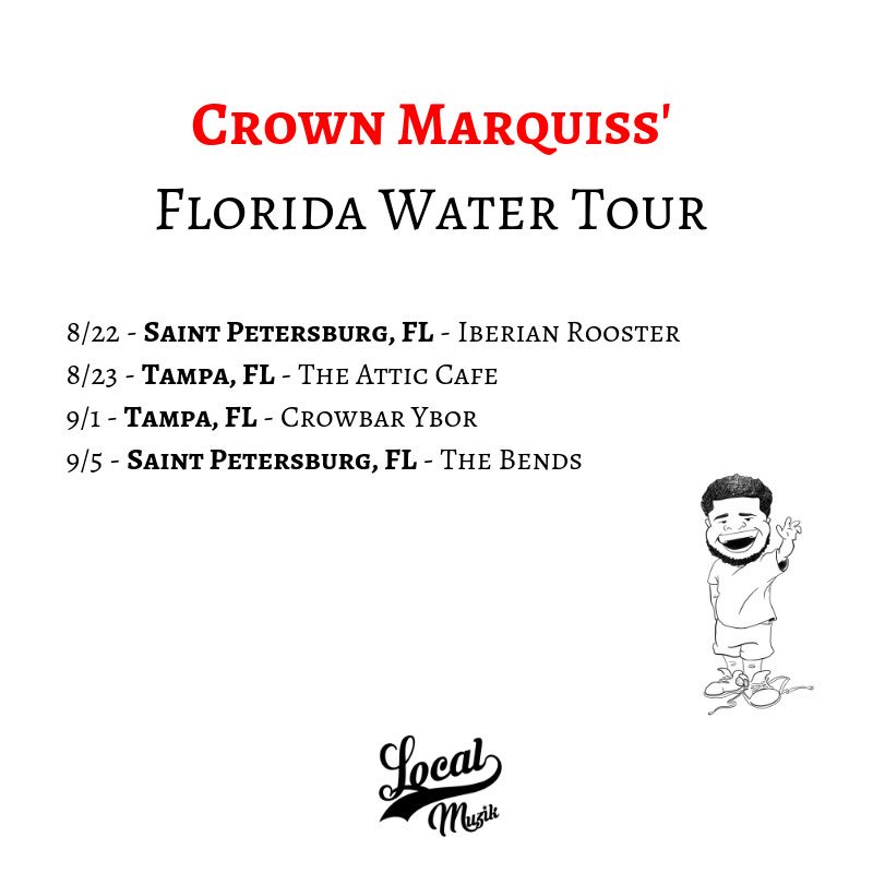 Come out &amp; experience the #FloridaWaterTour with Crown Marquiss’