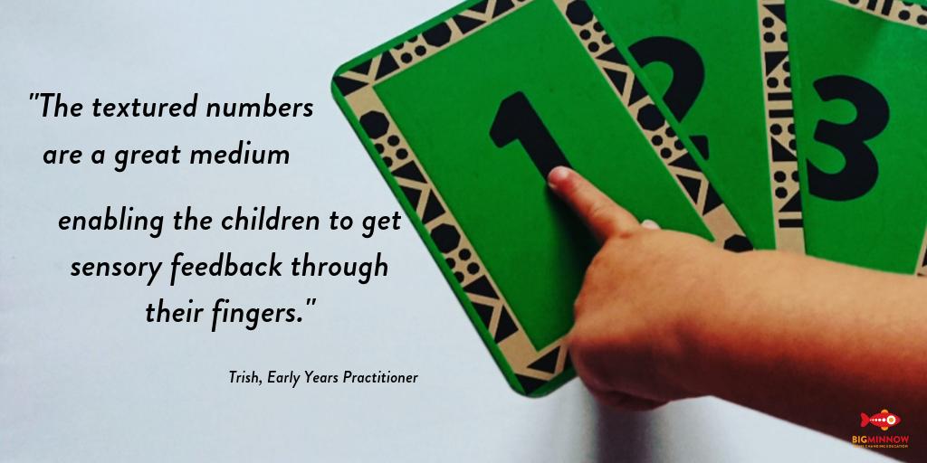 bigminnowEdTech's tweet image. Big Minnow&apos;s Numbers app includes sensory flashcards with sandpaper texture. The integration with real world play and learning through senses creates a new dimension to digital learning. #PowertoLearn #learnthroughsenses