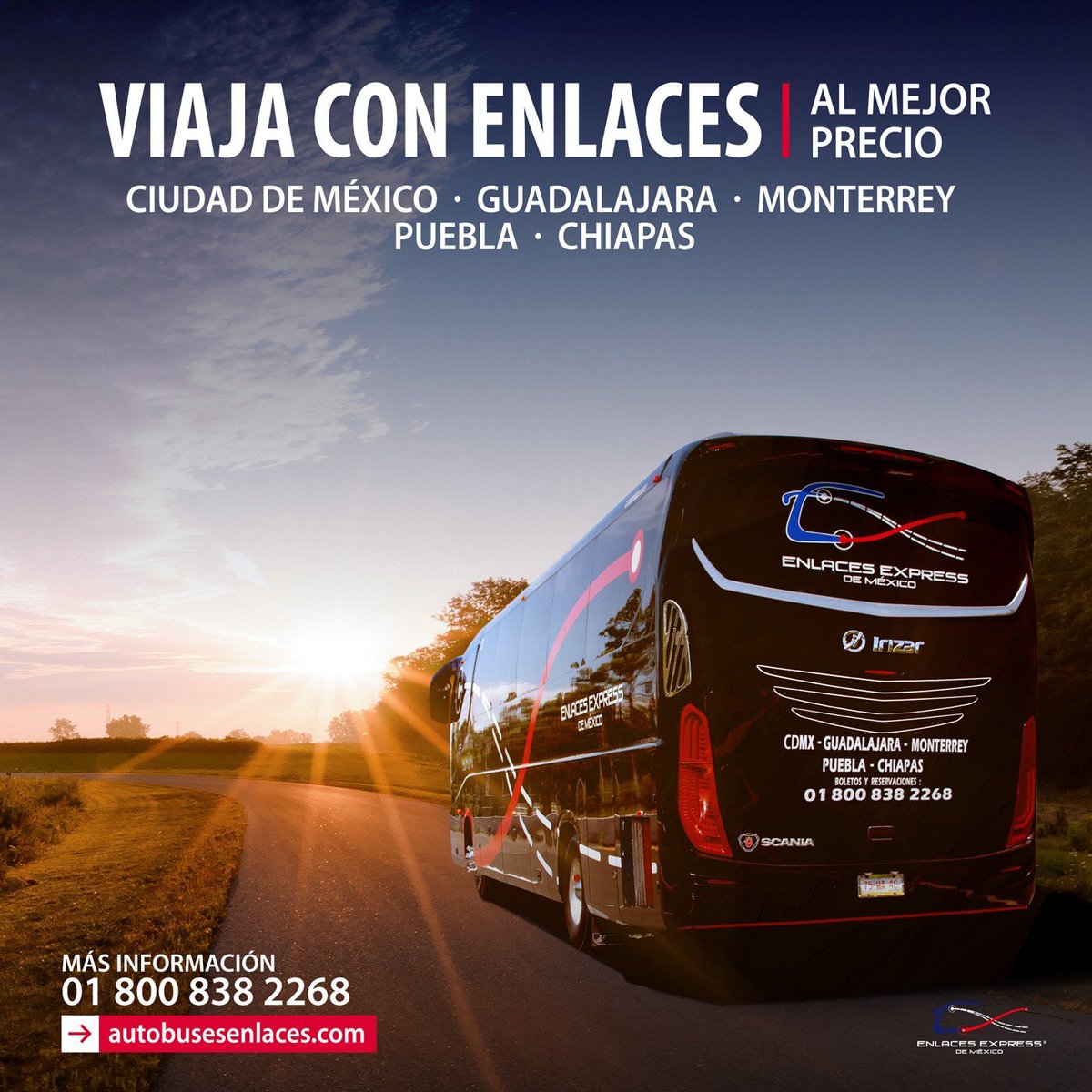 DeEnlaces's tweet photo. Viaja cómodo y seguro a los mejores destinos.
Más información: 01 800 838 2268
Compra en linea:
https://t.co/QcqXqrq68d
https://t.co/saRQZ0VfeN
#VisitMexico #ViajemosPorMexico #EnlacesExpress #Puebla #Guadalajara #Chiapas #Monterrey #GDL #MTY #CHIS https://t.co/OP1hfMrBNY