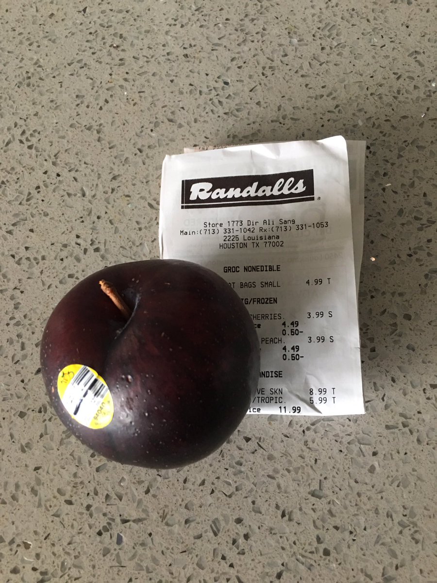 SpiritEvol's tweet photo. @Randalls_Stores wanted to let you know my plums got home safely today. Thanks for doing the extra training! https://t.co/81hrKcvHbj