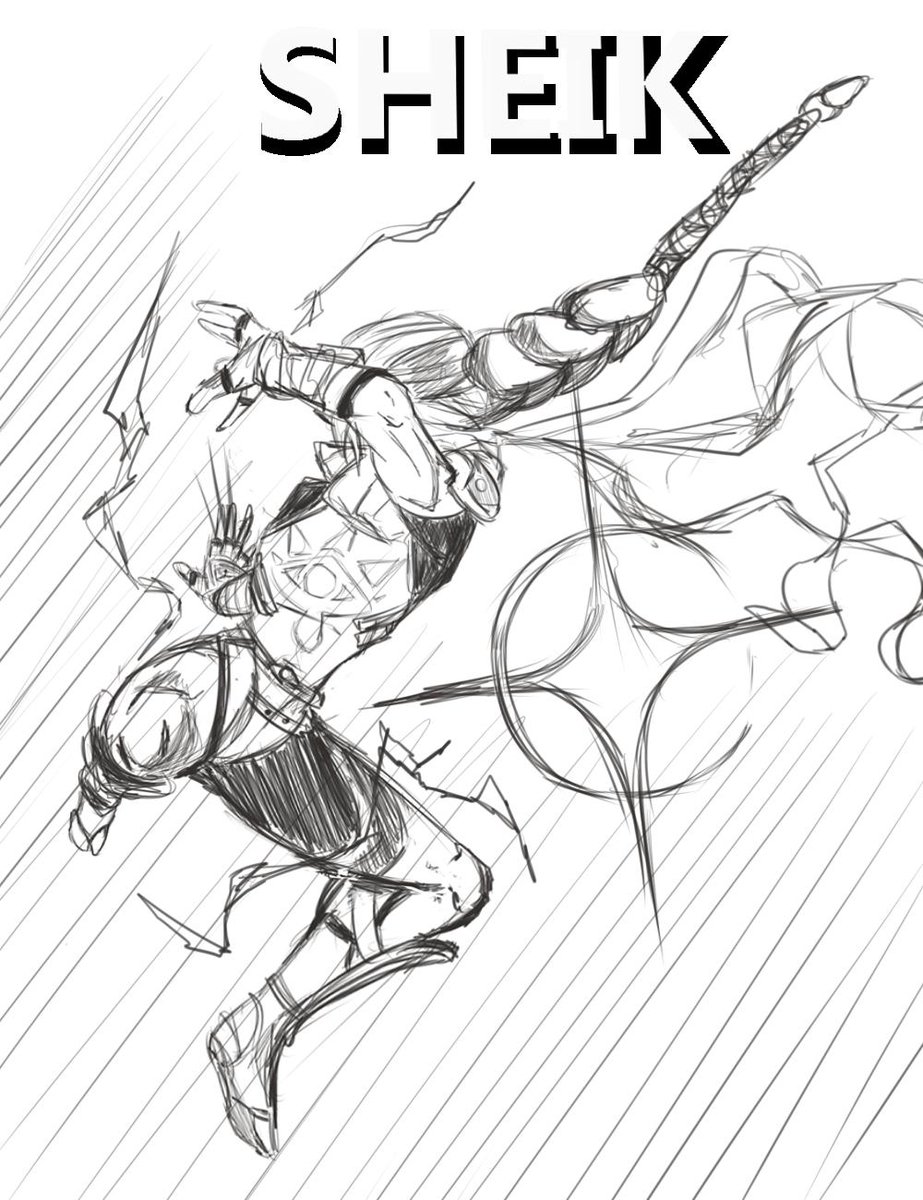 Roids98's tweet photo. Have some Sheik while I calibrate and
get used to this new twitter :D
#Sheik #SSBU #SheikMain #Sketch
#BlackAndWhite #Ninjas #JustForFun
#SuperSmashBrosUltimate https://t.co/phm3HCxNuG