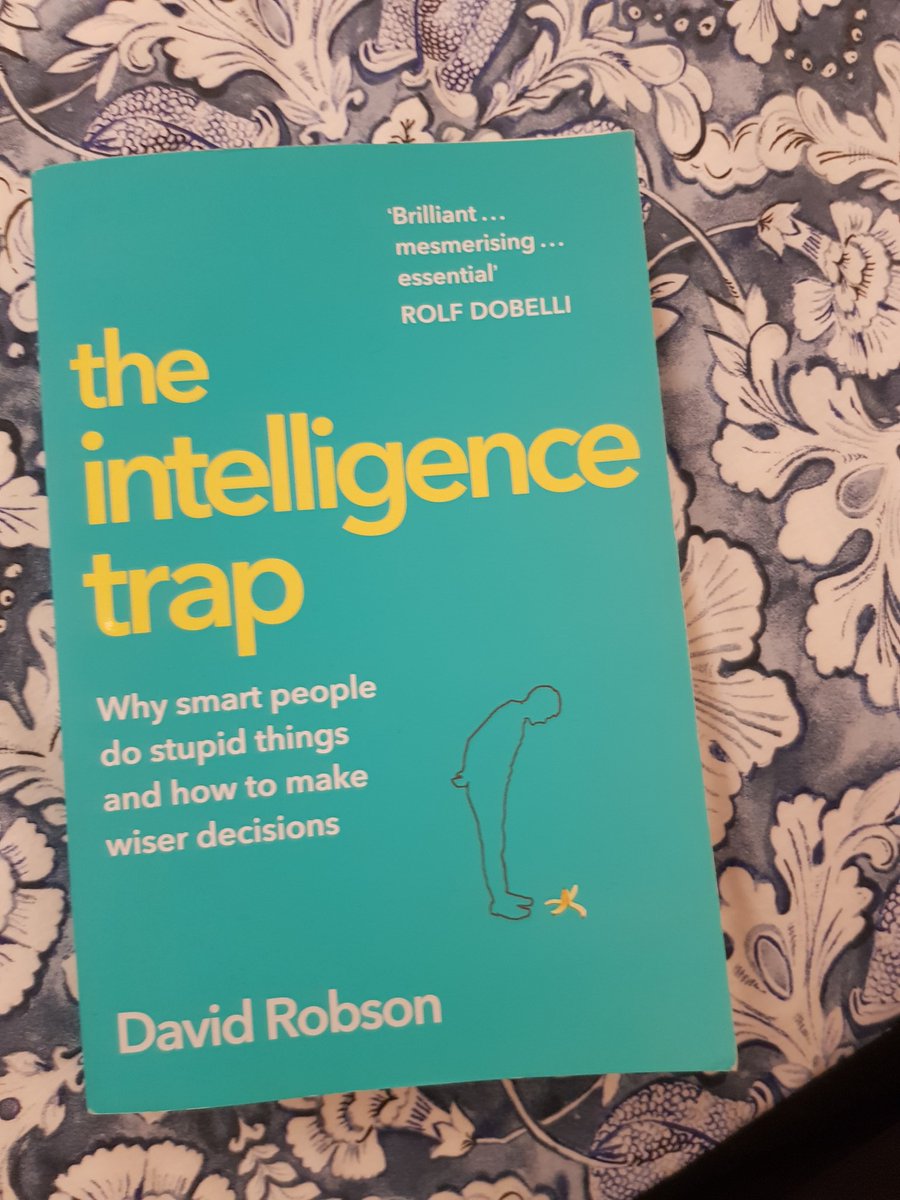 bharsmeh's tweet photo. Finished reading #theIntelligenceTrap by @d_a_robson
A very useful book 2 improve ones personality & avoid pitfalls that come with progression in ones life.
It's so good I don't have hesitation in recommending it as an essential read 4 every leader or aspirant @HodderBooks https://t.co/bZFY7qw4ds