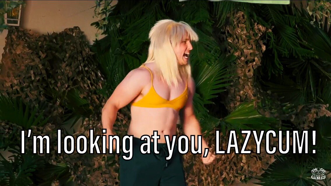 QuoteSmoshGames's tweet photo. Courtney Freakin’ Miller (@shaynetopp) to @LaserCorn 
#smosh #smoshgames #smoshsummergames https://t.co/MU4jdu7Zlf