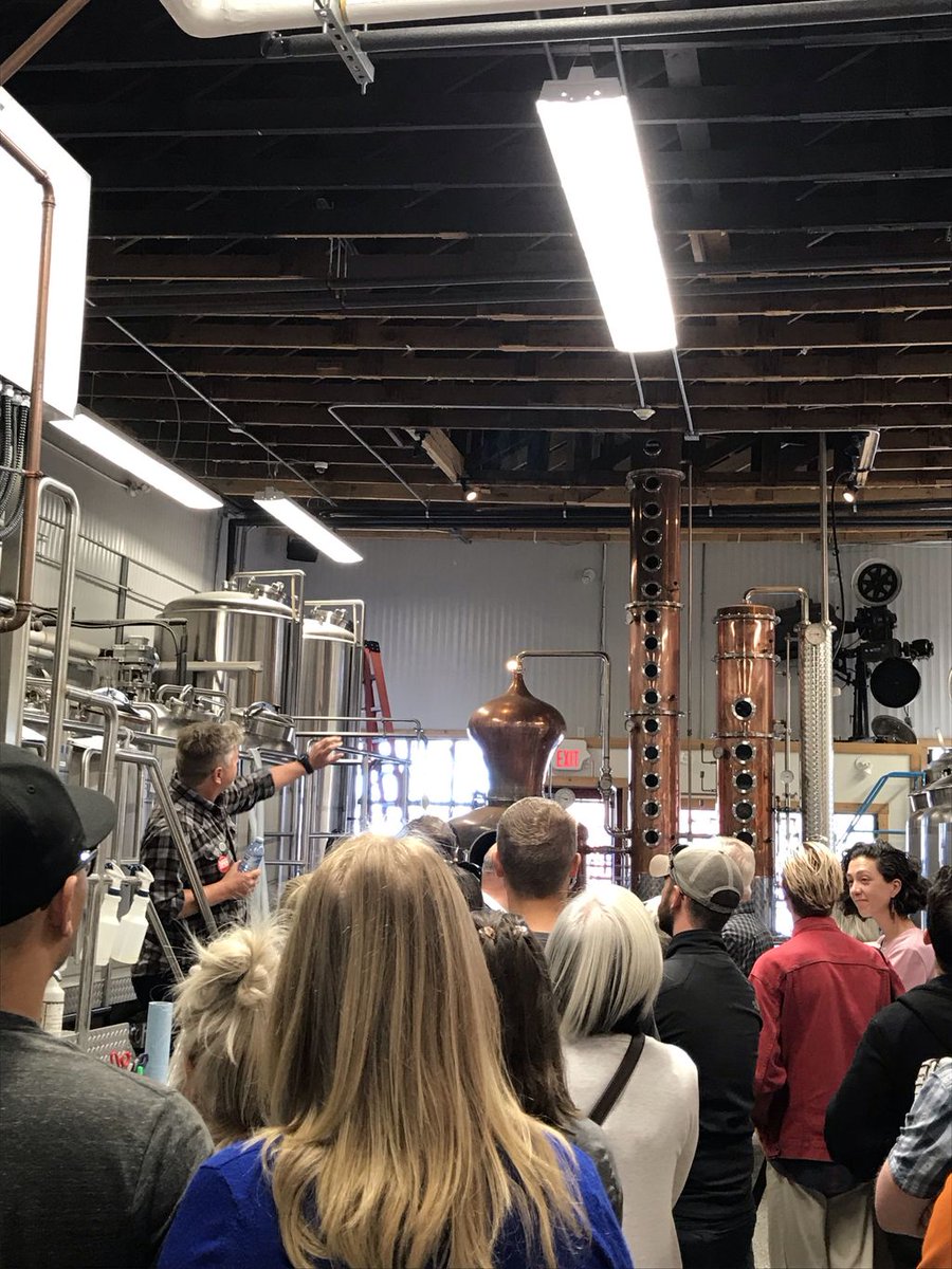 EauClaireCraft's tweet photo. @OpenFarmDays has officially begun! We’re starting the day off with a tour of our distillery #shareeauclaire #drinklocal #abfarms https://t.co/Lk81O1u9yB