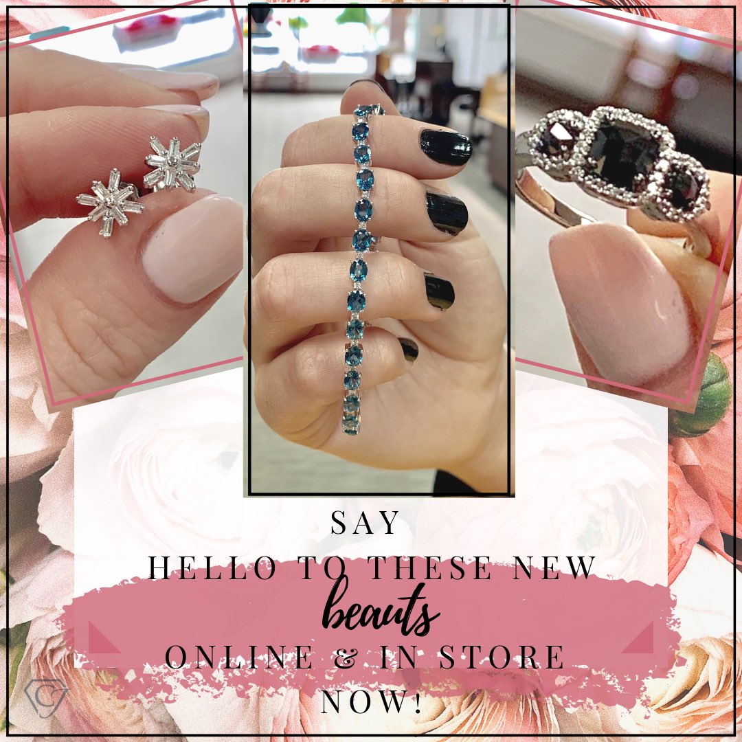 champaignjwlrs's tweet photo. My, oh my #isntshelovely? These new #rings #bracelets & #earrings are just a few of the #newest #beauts to grace our #glasscounters and each piece makes this a #swoonworthysaturday! https://t.co/8eiL3Xyh9z