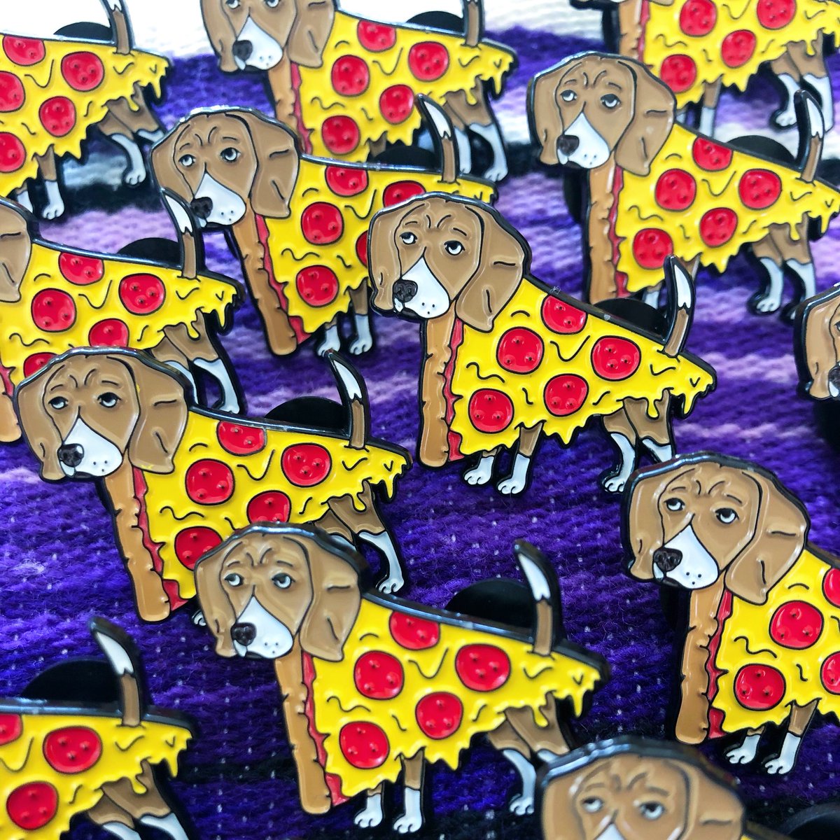 NamePinding's tweet photo. Part puppy, part pizza, all pin! Our pup-peroni pizza pin is back in stock! πΆπ
https://t.co/LwpUIssGTG
#pupperonipizza #puppy #pizza #beagle #hounddog #doglife #pizzatime #beagles #pindrop https://t.co/pSMQzO3UA6