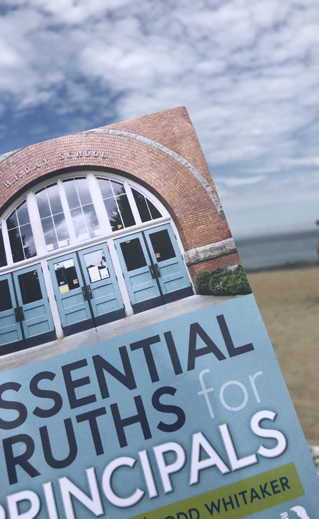 TameeVT's tweet photo. Just finished Essential Truths for Principals 🍎 Thanks @SteeleThoughts and @ToddWhitaker for providing administrators with a reference tool to utilize throughout the school year! #RiverdaleRising #TogetherweRISE https://t.co/srf1o3iryB