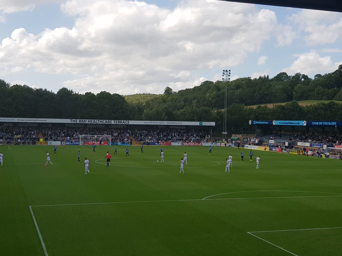 RobMillergtfcdo's tweet photo. Wycombe away. Despite the result a great day with @DadswellAndrew all the same.😊 Roll on Accrington away! #mkdons https://t.co/JY4fKUqdRG