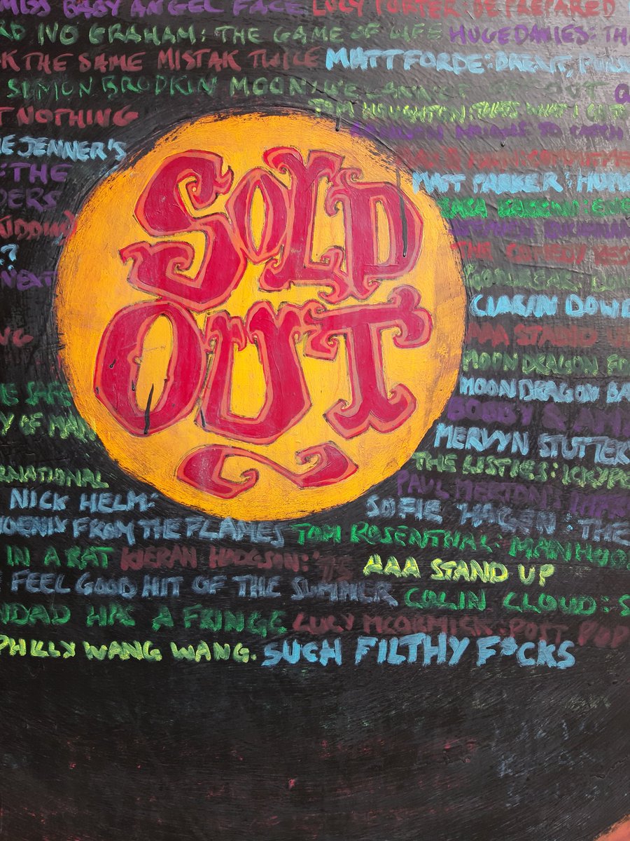 smokeandoakum1's tweet photo. Saturday sell out. #SuchFilthyFucks #EdFringe19 https://t.co/JsDAMPbgZD