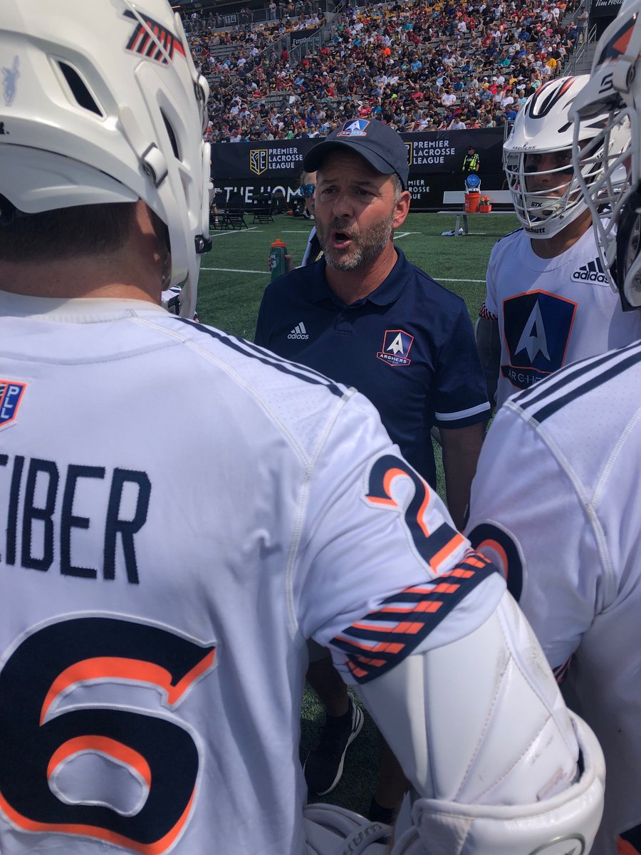 PaulWBurmeister's tweet photo. Helluva response by @ChrisBatesPLL and @TomSchreiber26 and entire @PLLArchers to come back and force OT vs #1 team in @PremierLacrosse, the @PLLChaos. 
But in the end, not enough. 
Game two of the day @3:30 est on @NBCSports Gold features the @PLLAtlas vs @PLLChrome https://t.co/17l3uwO4S5