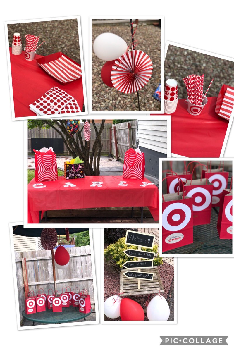 _FallonMarie_'s tweet photo. Happy Birthday party day my sweet girl!!🎯♥️ #Targetparty #target #carlyturns8 @target https://t.co/fftuZCxSrT