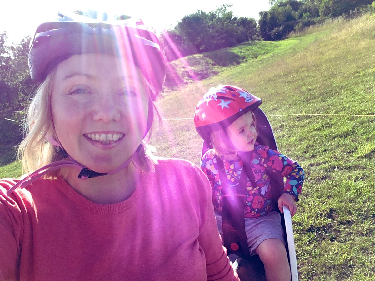 LizGChoonara's tweet photo. Bike serviced ✅ & some test runs with the little ones 🚴♀️ #milesforrefugees #gettingready #108miles https://t.co/g3dUiTxAOf https://t.co/kgGB7KRPZo