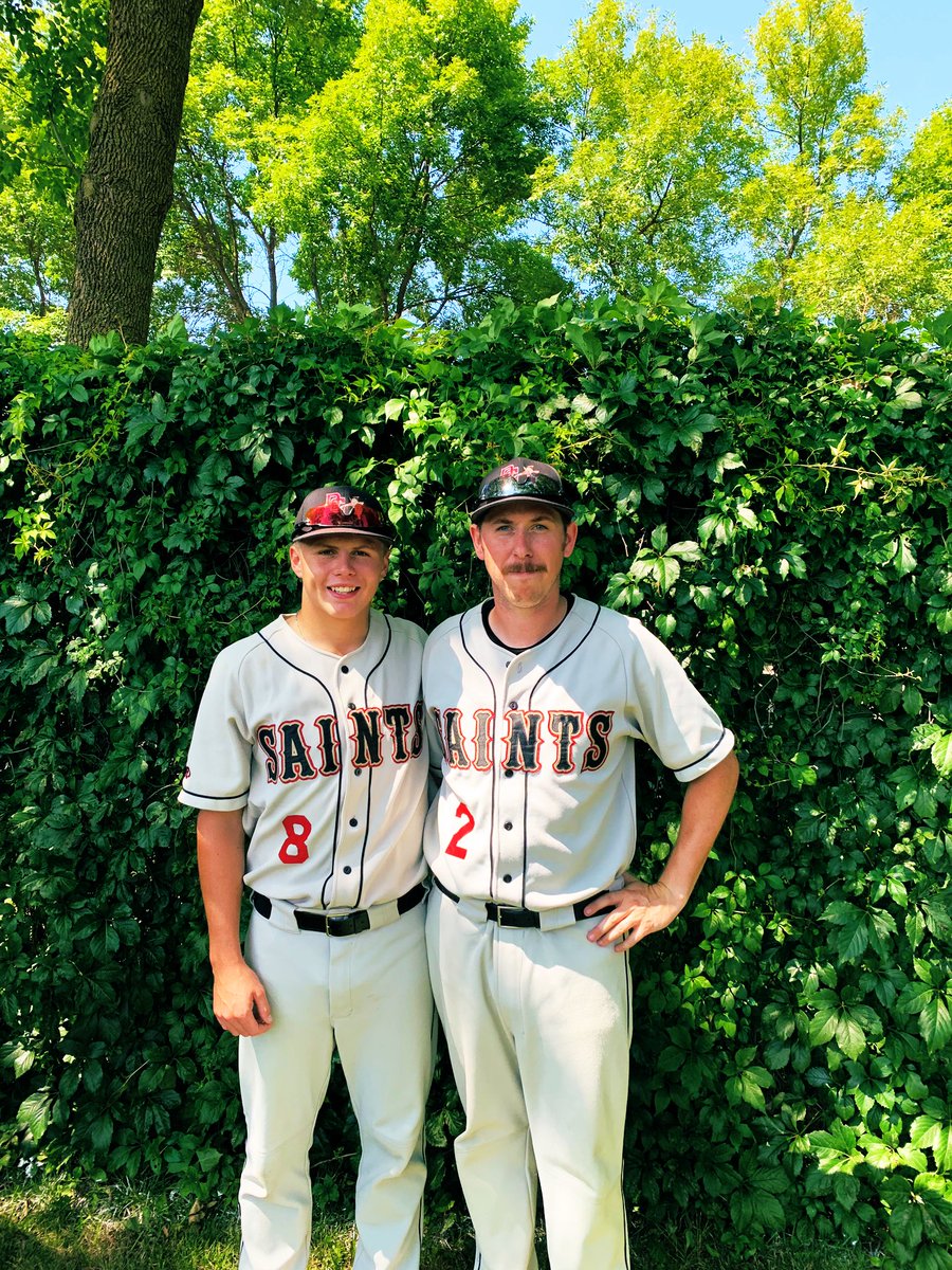 DCSaints's tweet photo. ICYMI: Saints draftees @B_5lindquist and @jordanflick2 live to play next weekend (in the throwback grays, of course) - @kernelsball gets a big win over @SEIndians, 3-0! #LetsMunch #HalosUp https://t.co/EqN0GKNKOZ