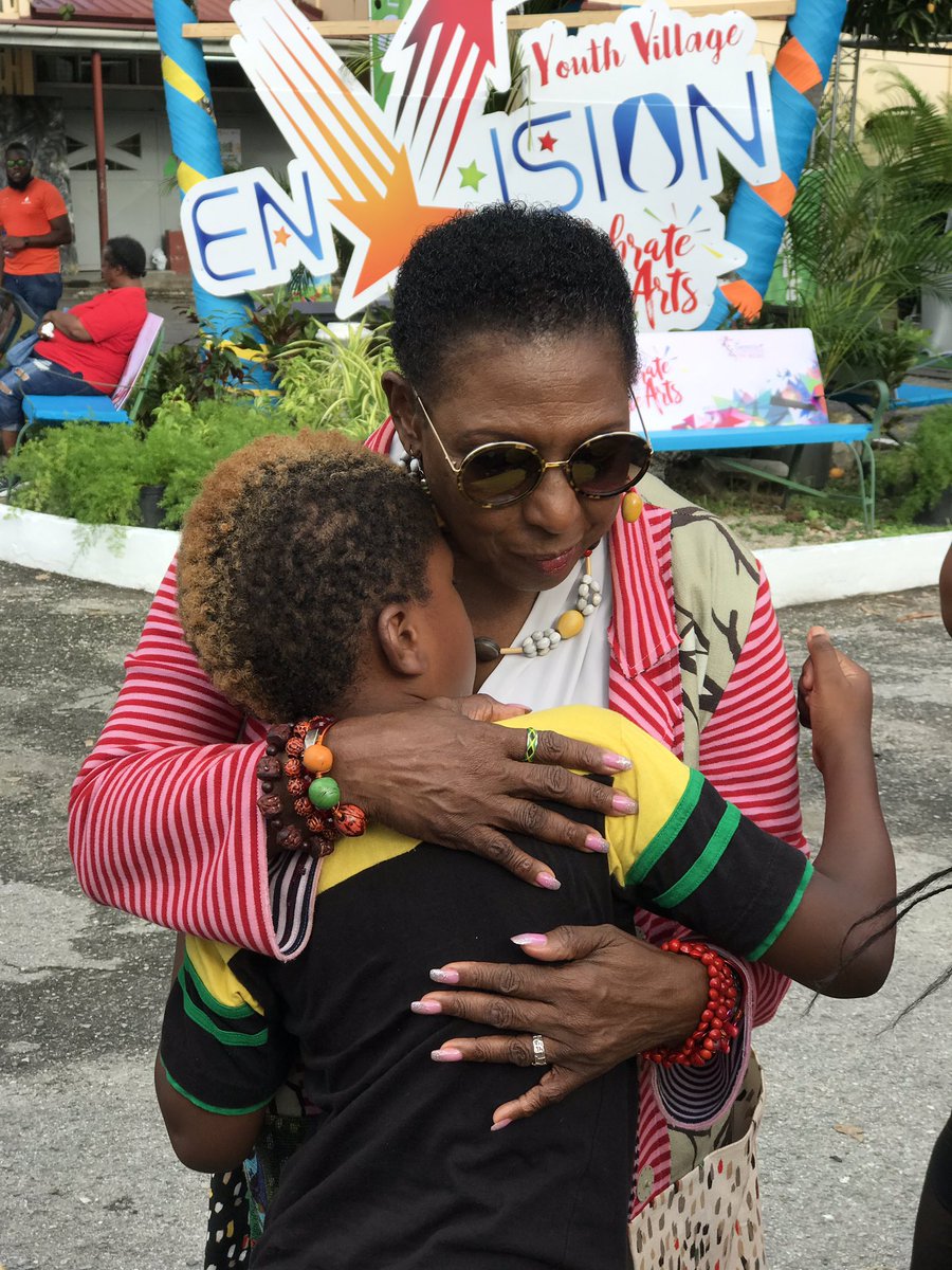 The Honourable Minister of Culture, Gender, Entertainment and Sports - Olivia Babsy Grange was present at the Youth Village today where our Academy brought the Jamaican vibes and culture.  #CARIFESTA2019 #CARIFESTAXIV #Festival #CaribbeanCulture⁣⁣⁣⁣⁣⁣⁣
#CelebrateCulture