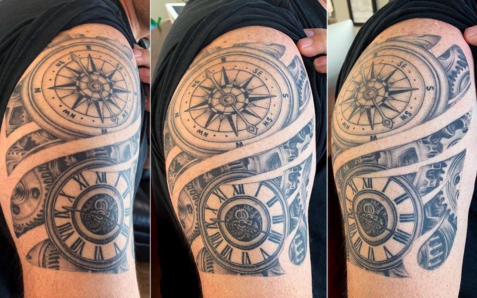 Clock Tattoos for Men  Ideas and Designs for Guys