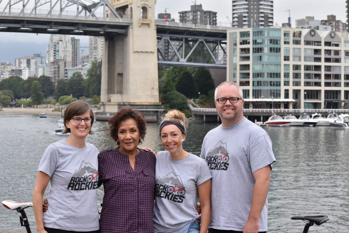 HedyFry's tweet photo. From the Atlantic to Pacific, @rock2therockies, three NF elementary teachers, Nancy, Aaryn and James biked 8,000 km to raise money for Child &amp; Youth Mental Health. What an inspiring journey! https://t.co/85BiODJZKU