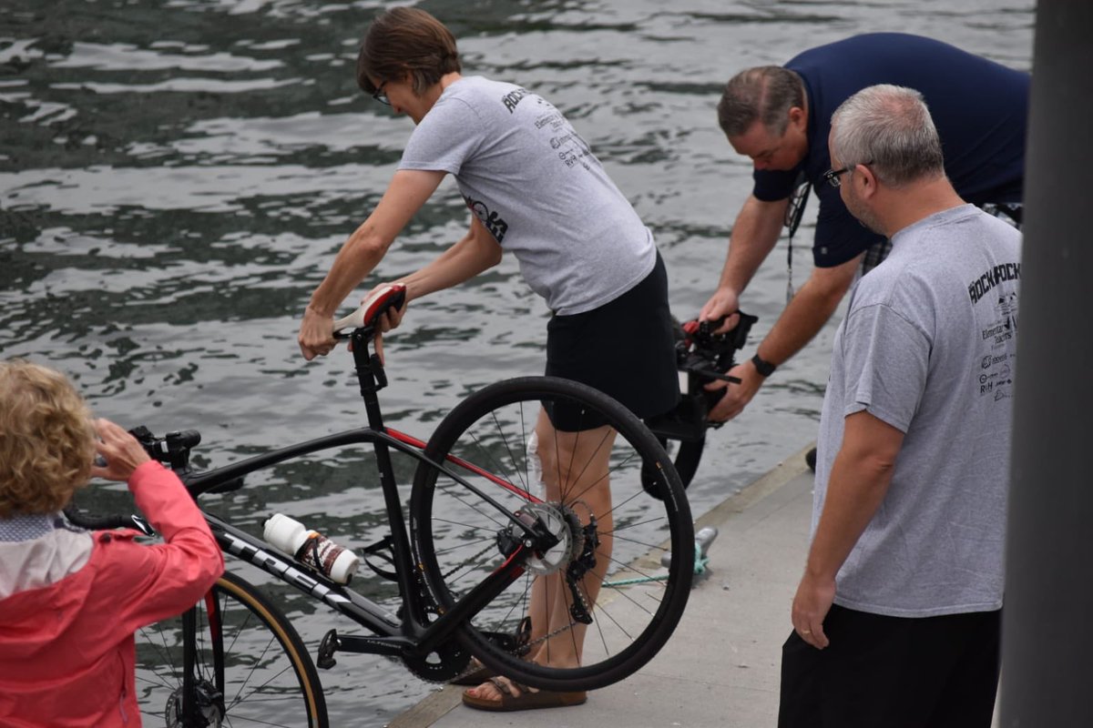 HedyFry's tweet photo. From the Atlantic to Pacific, @rock2therockies, three NF elementary teachers, Nancy, Aaryn and James biked 8,000 km to raise money for Child &amp; Youth Mental Health. What an inspiring journey! https://t.co/85BiODJZKU