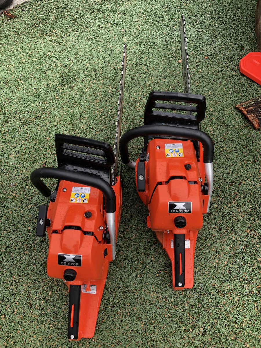 AlgonquinPEM's tweet photo. Almost showtime for our #Loggersports team! Game Day &amp; #PrideDay as @REDBLACKS take on @Ticats in a critical @CFL Eastern match-up. Chainsaws are well oiled and ready to go! Go #REDBLACKS Go! @AlgonquinColleg @AlgonquinSA https://t.co/wmE2wFdwjX