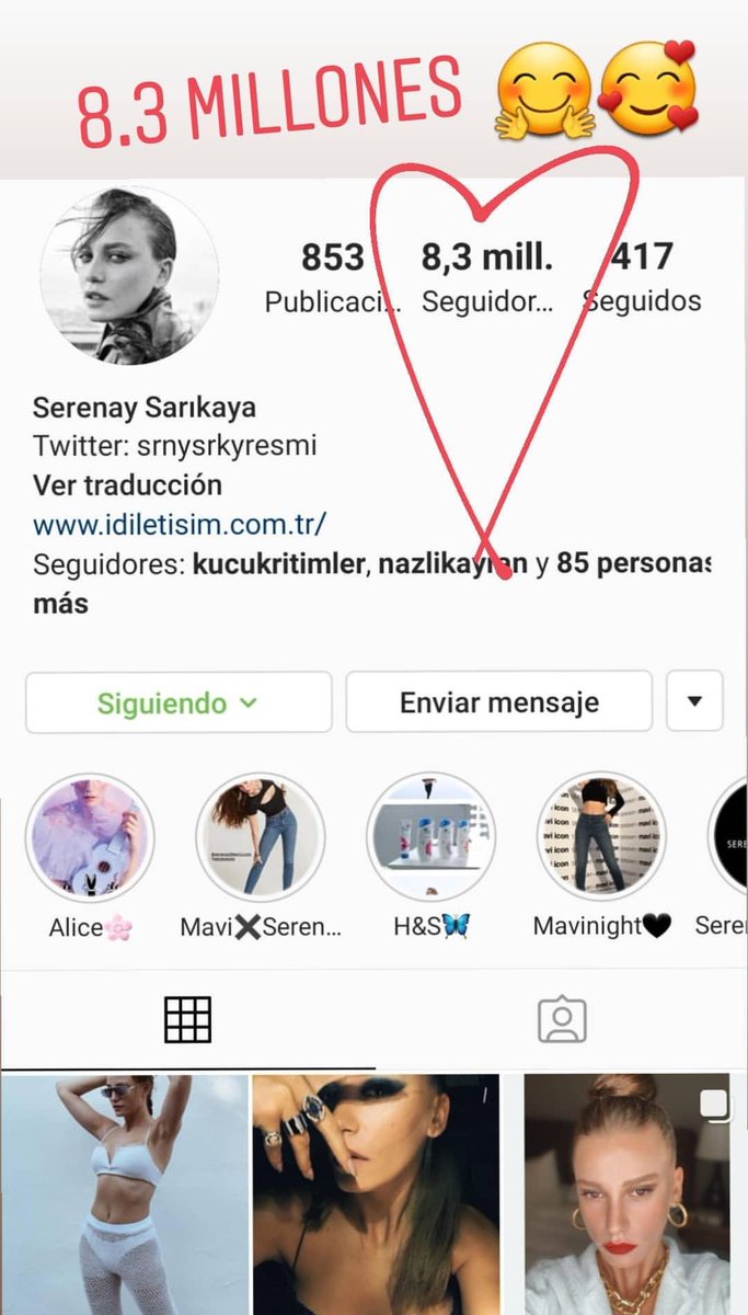 SerenaysLatam's tweet photo. ¡8.3 millones 🥰🤗!
Seguimos creciendo 👊😘💖
Siempre apoyando a nuestra hermosa chica  @SrnySrkyResmi 🤗
➡️https://t.co/9sWgoft63s 
#SerenaySarikaya #weareFamily https://t.co/e4QhCnK2CT