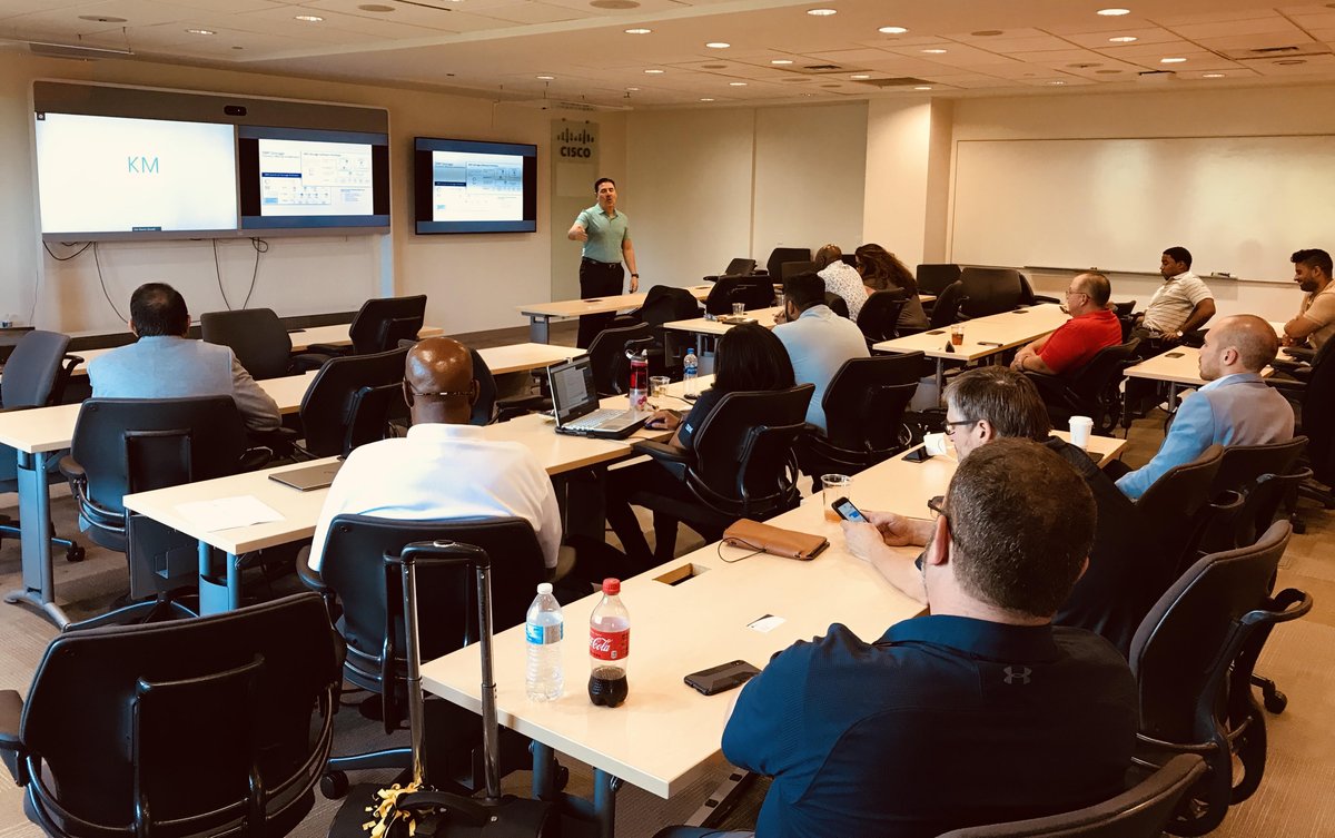 AUKenDog's tweet photo. Our 12th @Cisco &amp; @IBM #Enablement #Mixer...in #Atlanta!

#Cisco + #IBM #Alliance, C-Type #Networking, #Storage Solutions &amp; #VersaStack and @RedHat #Cloud solutions powered by IBM #CloudPaks. 

 #OpenShift #ApplicationModernization to #containers!

https://t.co/Y7CtRaBywa https://t.co/LvxoOL0VKn