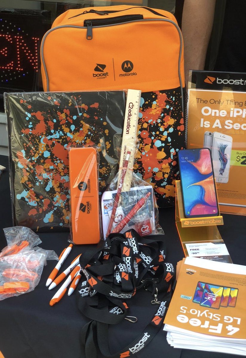 mattmboost's tweet photo. #Boostmobile has all your back to school needs ! #4for100, BOGO IPhone6s , #promosforall #NEhustle @shawnatspg @JerseyJoe_Boost https://t.co/t57WybEr0n