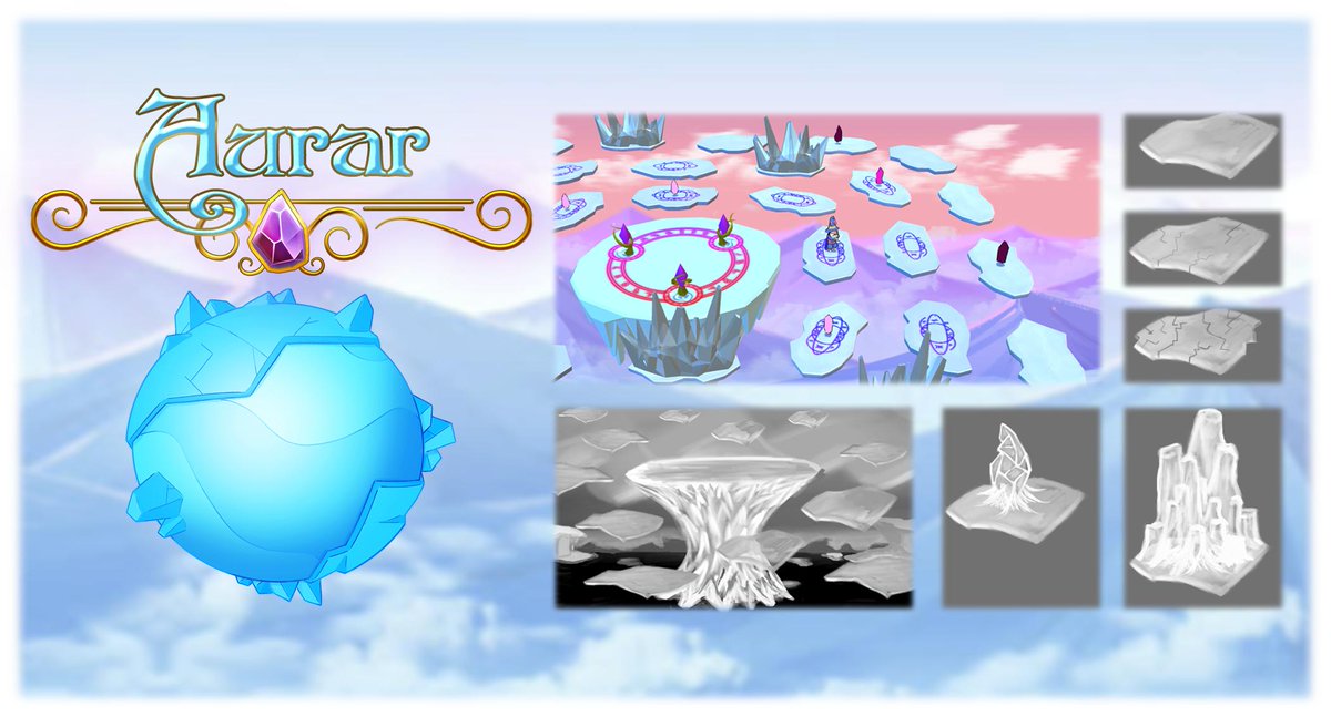 onox's tweet photo. The Arctic planet Aurar needed to be freezing above all else!

Then we decided that even the platforms would be made of ice! #screenshotsaturday

https://t.co/E2jGXUryOv
https://t.co/xp6ngx1M85

#IndieGameDev #indiedev #indiegame #wizavior https://t.co/vOZKywRMGx
