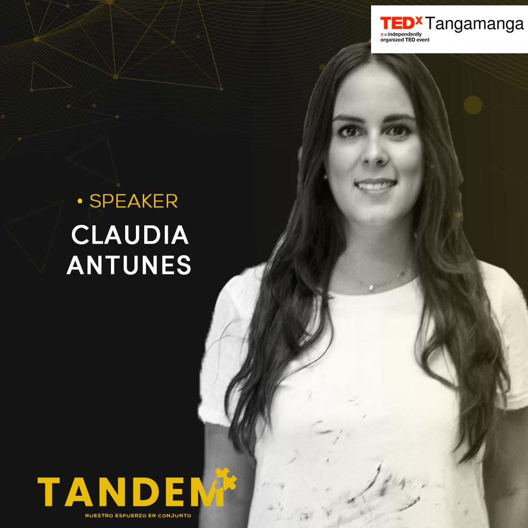 TEDxTangamanga's tweet photo. Claudia Antunes es una de nuestras speakers en #Tándem, está súper comprometida con la sociedad y comparte su obra en subastas y exposiciones diversas con fines altruistas.

Venta de boletos en: 🎟 https://t.co/TurSOjW8V2 y en @cafejardinslp 😎👌

¡NO TE LA PUEDES PERDER !👏😊 https://t.co/Hq5LMk5CgN