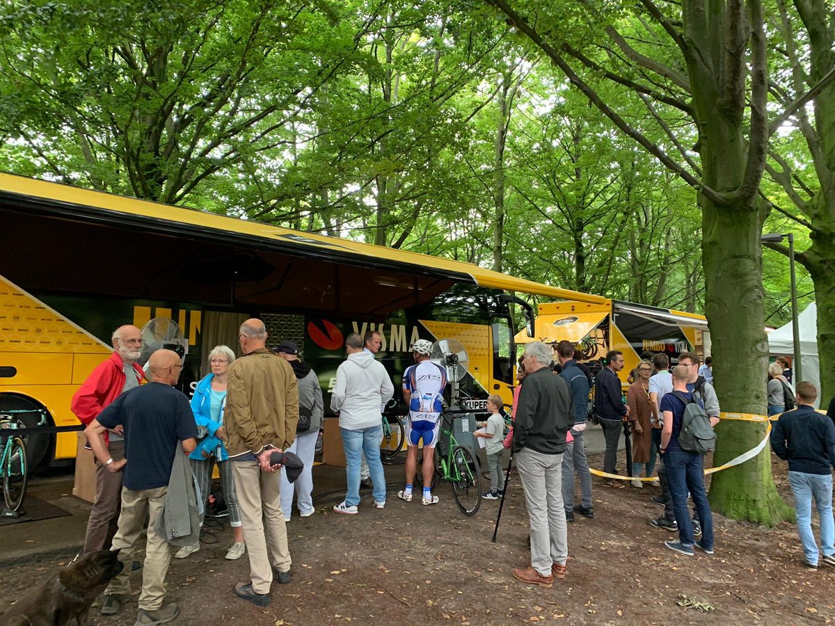 Vandaag mijn <a href="/JumboVismaRoad/">DavidRRCegg</a> debuut bij de @BinckBankTour! Veel zin in het vervolg. #warmwelkom #SamenWinnen