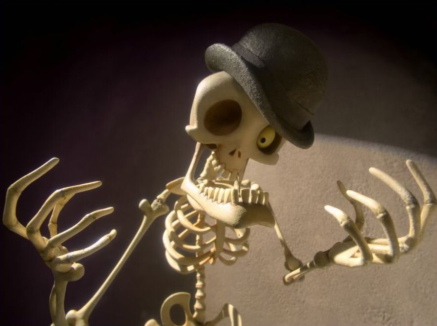 TIM BURTONS Corpse Bride skeleton Girl＆smallest skeleton child