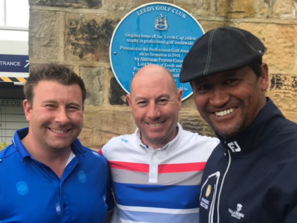 Great to see former US Open winner Michael Campbell visiting <a href="/cobblehallgc/">Leeds Golf Club Ltd</a> and the Professionals, <a href="/ADYGOLF/">Adrian Newboult</a> and <a href="/Andrewrigbygolf/">Andrew Rigby</a> showing him that #stylematters in <a href="/BunkerStyle/">Bunker Mentality</a>. Nice article from <a href="/golfguidehq/">The Golf Guide</a> about his visit to the Leeds area.