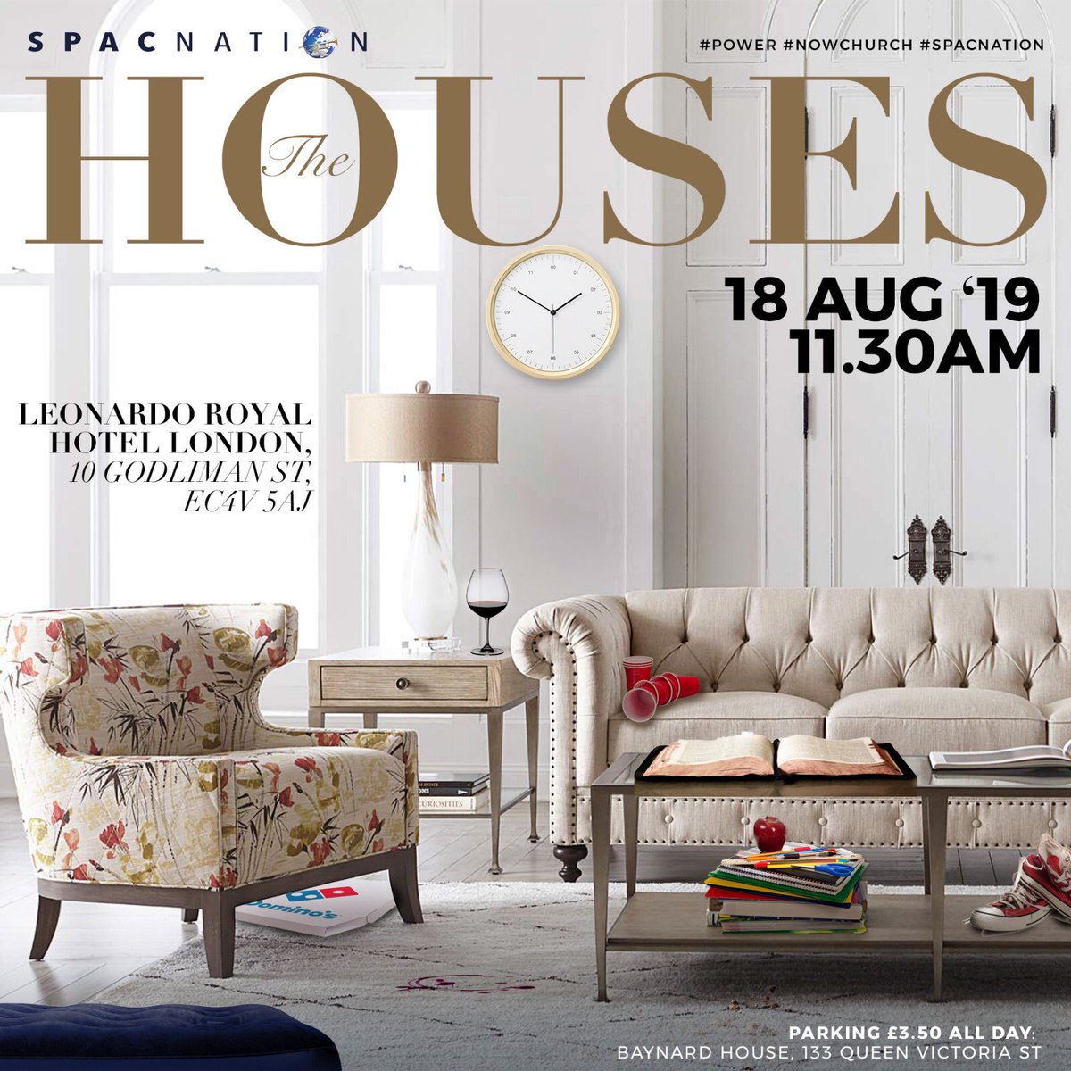 SPACNxtion's tweet photo. In less than 24 hours SPAC Nation presents to you a service titled... “The Houses”
Join us:
📍Leonardo Royal Hotel,
10 Godliman Street,
London,
EC4V 5AJ
⏰From 11:30 am
Register here - https://t.co/jbzBitTpTj
#HouseofExcellence #GovernmentAndPower #NowWorld #SPACNation https://t.co/j2hYHSAR3y
