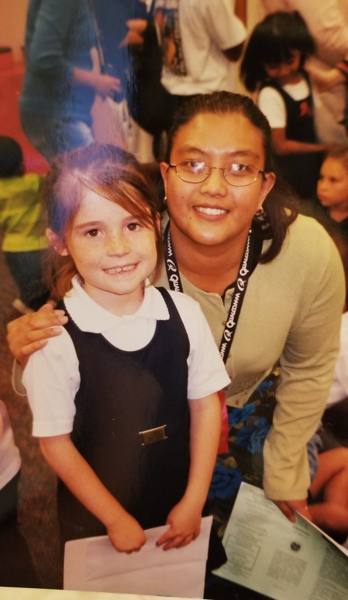 gmazeau's tweet photo. @CaitlinMazeau and @jenn_koopman reunited @EdCampCVESD. Ms. Koopman was Caitlin's 2nd grade teacher! https://t.co/4EVWy6x0N1