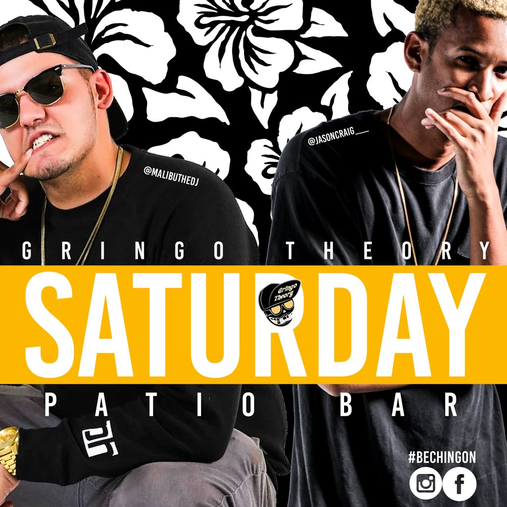 NoBoozeOnSunday's tweet photo. Catch @MalibuTheDJ and our own @JasonCraig___ tonight @ Gringo Theory Patio Bar!
11410 Montana Ave EPTX https://t.co/ZfYRZLTGkt