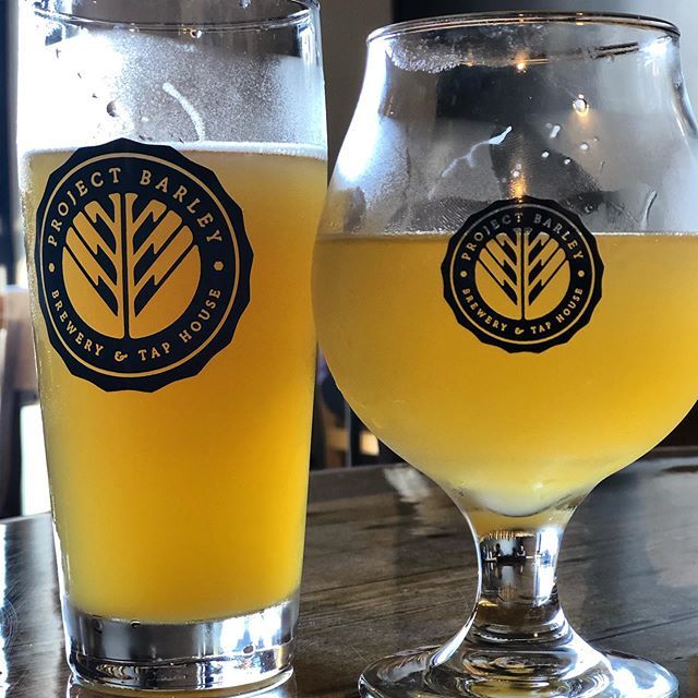 BeerocratsTV's tweet photo. At the ribbon cutting for new Lomita brewery @project_barley. 7 beers on tap. These are hazy IPA Marine Layer and Blonde Kettle Sour with Guava &amp; Pineapple. (Still enjoying the island vibes after Puerto Rico last week.) It’s a kid-friendly space with loc… https://t.co/CMSLATLfZm https://t.co/lwlDE6rKIq