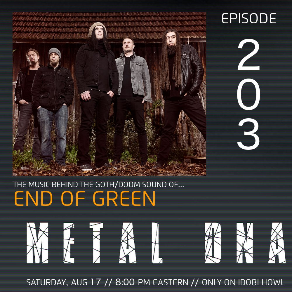 idobiHowl's tweet photo. Tonight on @MetalDNAShow at 8pmET! Shawn brings you an episode all about the music behind the Goth/Doom Sound of @end_of_green! 

Listen here: https://t.co/VBvw7OqKJL https://t.co/IjeSHQ3Zvo