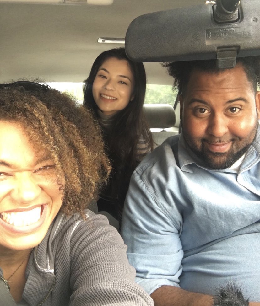 LaRoyProd's tweet photo. Work hard with people you like and it doesn’t feel like work.💜
#setlife #laroyseries #laroy #makingmovies #bts #drivemecrazy #webseries #originalcontent #newepisodes #everywednesday #laroyproductions #brownpeople #strongblackwoman #funnypuertoricanman #youtubeoriginal https://t.co/Lblxr6yHMa