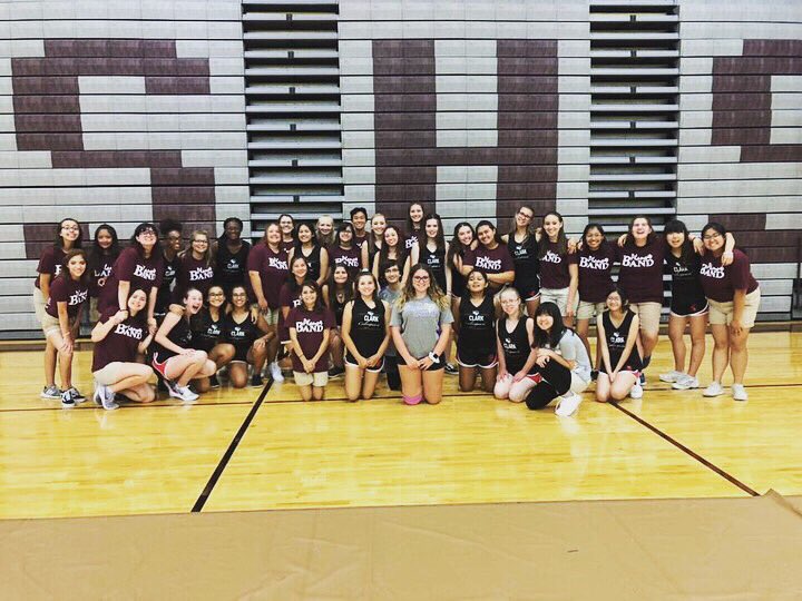 Plano Central Cluster Colorguard after the Twilight Concert yesterday! Great night of music and visual arts from Plano Senior, Vines, &amp; Clark Band! Thank you to everyone who came out to support us! 🏳️🎷🎼🥁
#planoseniorcolorguard #vineshscolorguard #clarkhscolorguard #colorguard