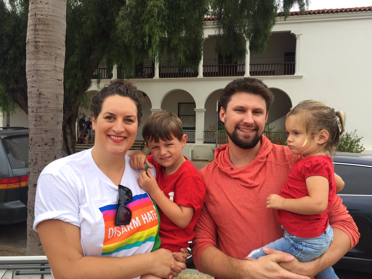 KendallPata's tweet photo. Way to show up, Santa Barbara!! Hundreds of people gathered today to demand that our senators take action on lifesaving legislation. So proud of our community, our elected officials, and all of our community partners. @MomsDemand @shannonrwatts #DoSomething #EnoughIsEnough https://t.co/pebifZKAa1