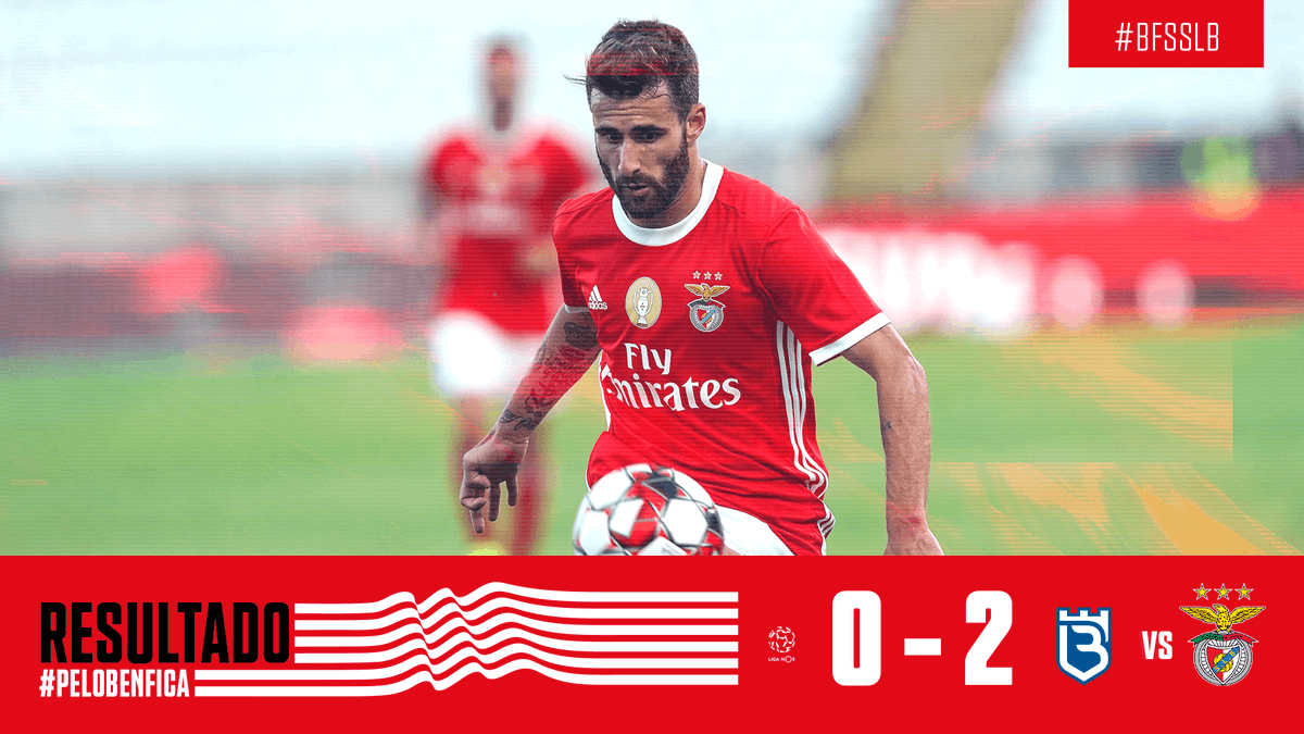 SLBenfica's tweet photo. @rafa18oficial #BFSSLB | ⏹ Termina o encontro! | Vê tudo no nosso Game Hub ➡ https://t.co/ERb67nMzKK! https://t.co/3xmA7BjLse