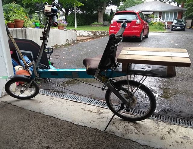 pggordon's tweet photo. Frankenbike now has a seat for James #CSAapprovalpending #madefromjunk #helmetrequired https://t.co/ZLcHiSKJ0T https://t.co/nL1eXxjEHl