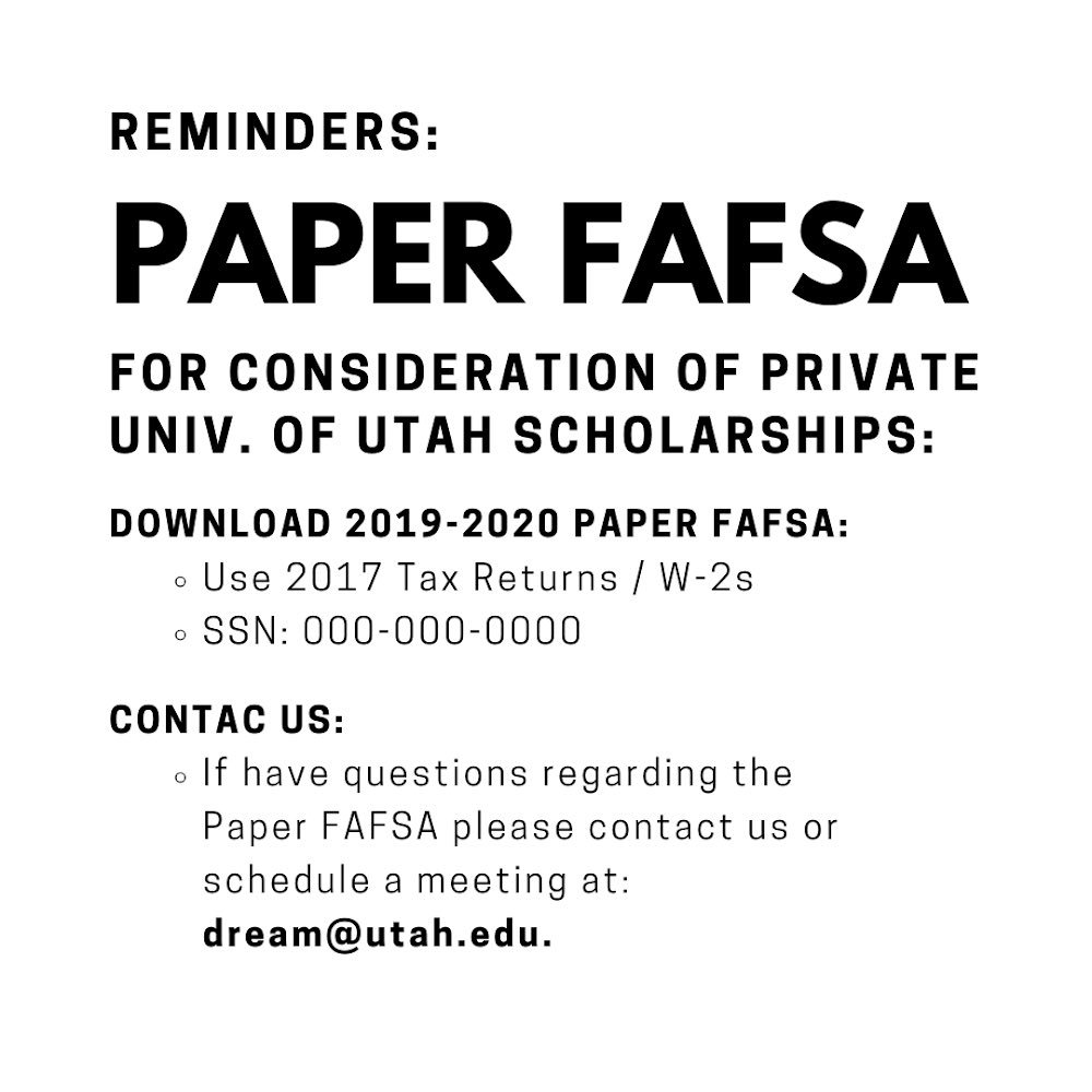 U of U Dream Center tweet media