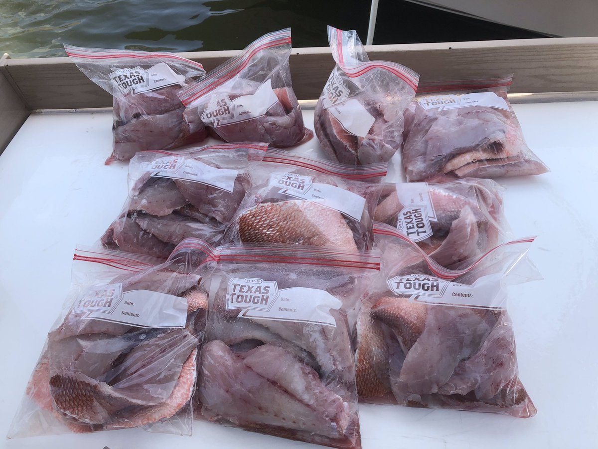 Game Wardens met a boat in from the Gulf of Mexico near Port Aransas. During inspection game wardens found 10 bags of filleted snapper totaling 25 fish, 15 whole red snapper, and 1 kingfish. The fishing allegedly occurred in federal waters, which is closed for snapper fishing.
