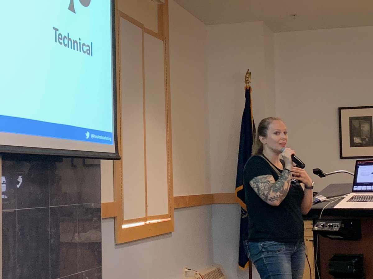 Great talk by Pam Aungst- SEO Basics, Plugins, Resources, and Tools at #WCLVPA! Owner of Pam Ann Marketing and Stealth Search.