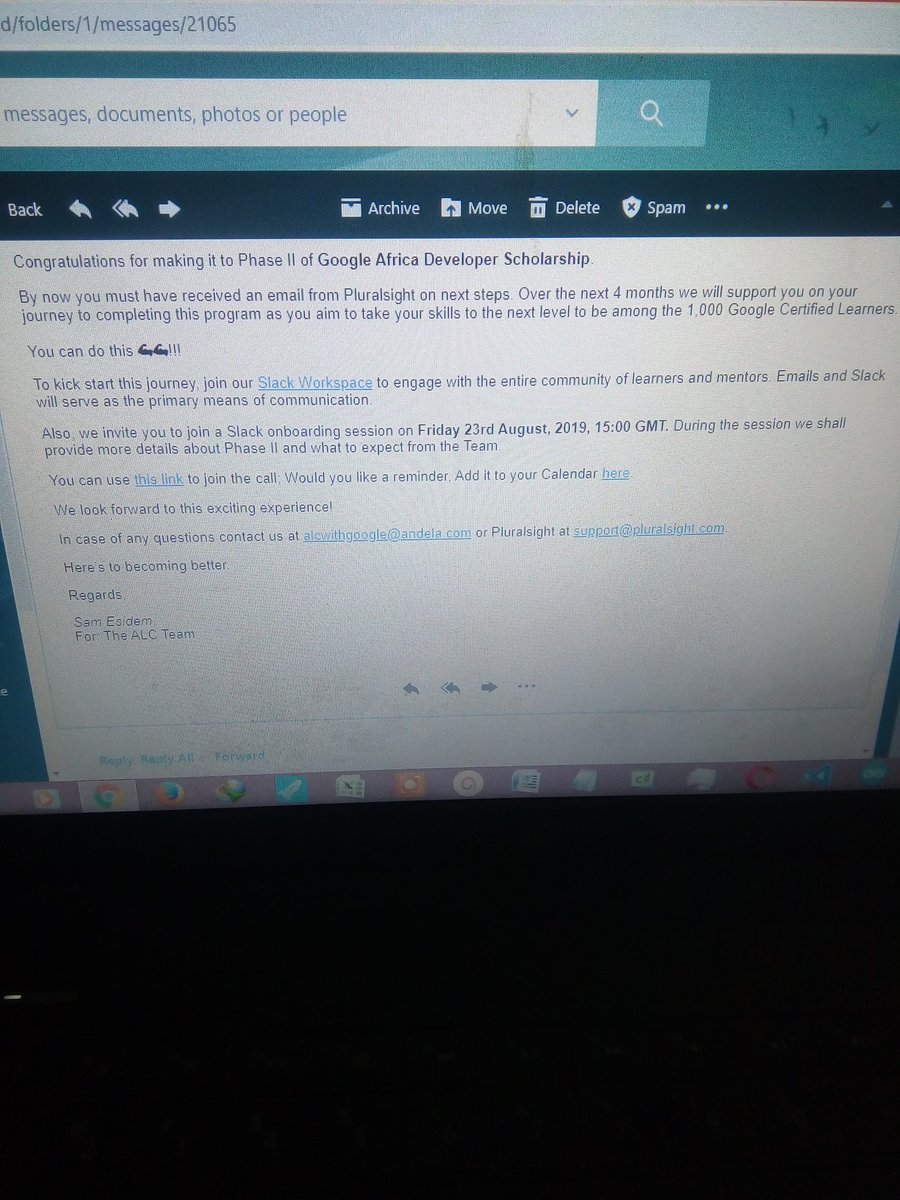 APhrophet's tweet image. Forgot to tweet this earlier! Mail came in last night folks.... ....got into ALC PHASE 2!..... This Android dev journey continues!.... We move!!!!! 
#GrowWithGoogle #ALcphase2 #androiddev