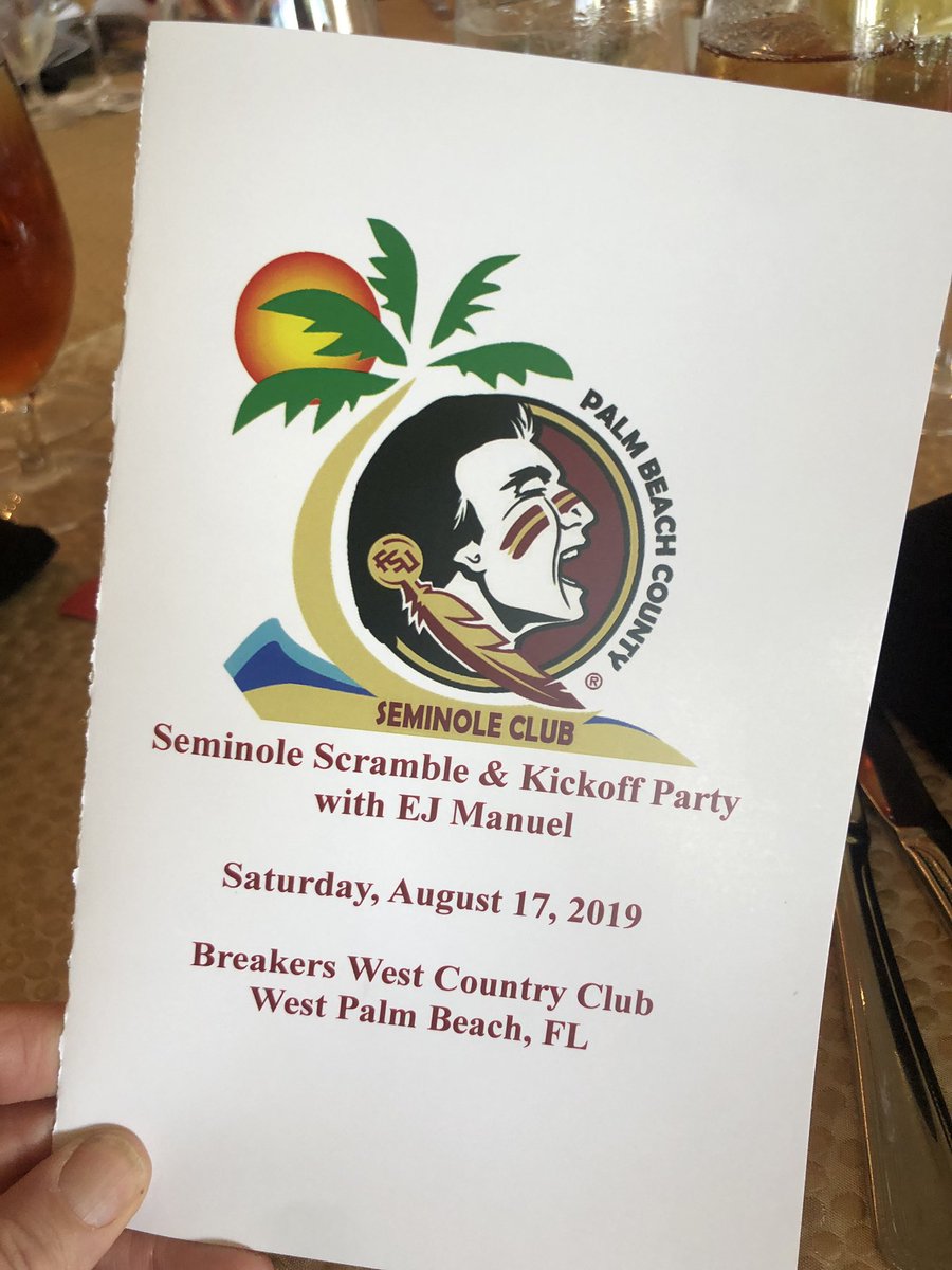 wpbf_tiffany's tweet photo. Thank you @PeteBurke for an awesome afternoon celebrating #FSU @Seminoles athletes. At 83, Dad was so touched to be inducted into Palm Beach County Seminole Club Emeritus Society! ⚾️ #Classof1958 #GoNoles https://t.co/UBr4TAx75c