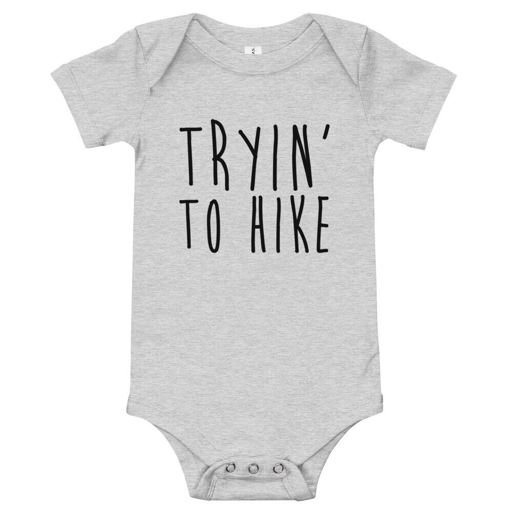 Tryin’ to hike now, adding hiking adventures like the #PCT, #AT, #EverestBaseCampTrek, and #Kilimanjaro to their #BucketList tomorrow. 
seatoskywanderlust.com/products/tryin…

#KidsWhoHike #BabiesWhoHike #AdventureKids #AdventureMamas