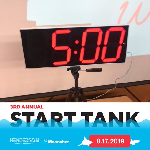 justinwoo's tweet photo. You’ve got 5 minutes to impress... Go!
#StartTank #cityofhenderson #lasvegas #entrepreneur https://t.co/7oRDsl7Q1j