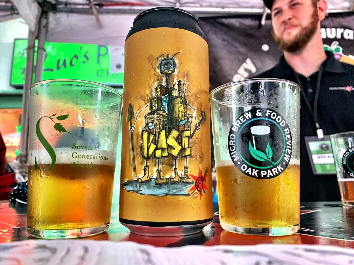 ChiBeerGeeks's tweet photo. now it’s a party..Base from the Base / Superstructure @RevBrewChicago @HopButcher collab #OPMR https://t.co/J7MO5io1CB