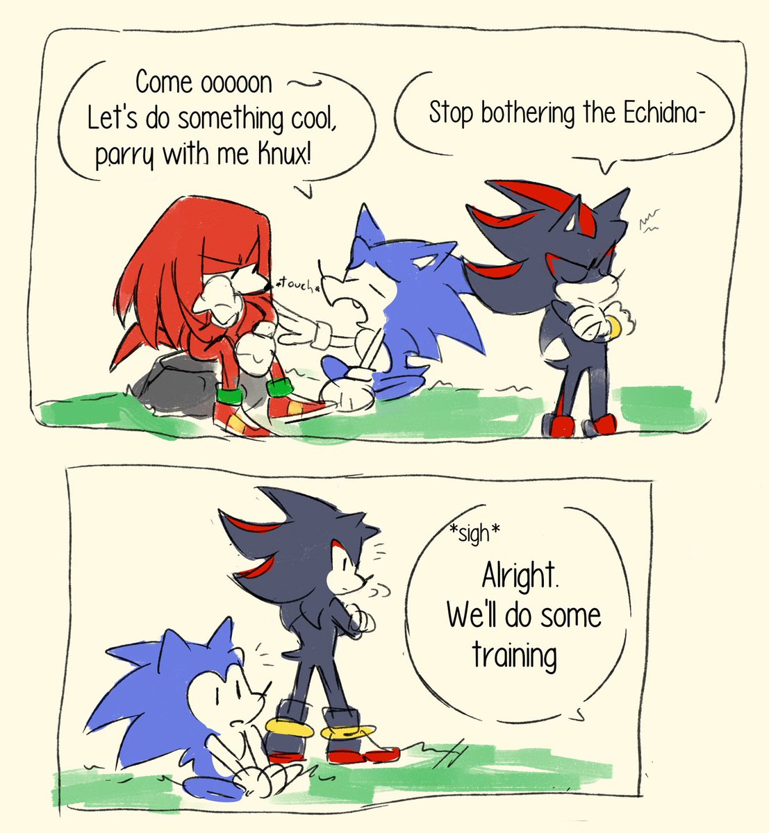 knuckles x shadow