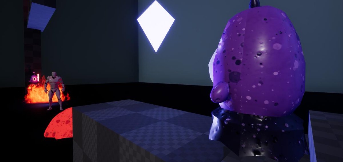 asuffoletto95's tweet photo. Basic #UnrealEngine #AI and some cool ability cool down counters! More basic fundamentals and the #blueprintcoding web gets larger every step of the way. #practicemakesprogress #screenshotsaturday #indiedev #gamedev #gamedevelopment #hyped #inspired #platformer #3d #unreal https://t.co/o0nZhPkK2N